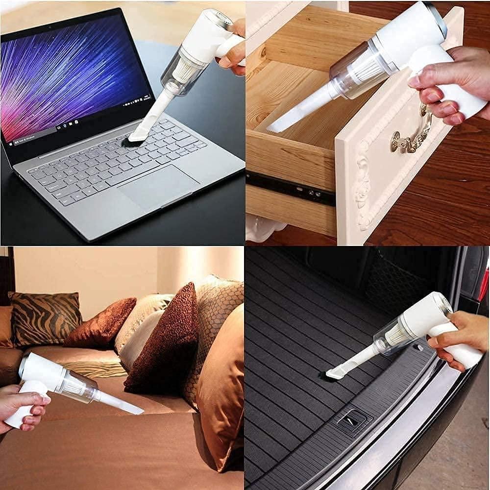 Vacuum Cleaner for Car | USB Rechargeable Wireless Vacuum Cleaner Traveling, Camping Reusable, Portable, Rechargeable