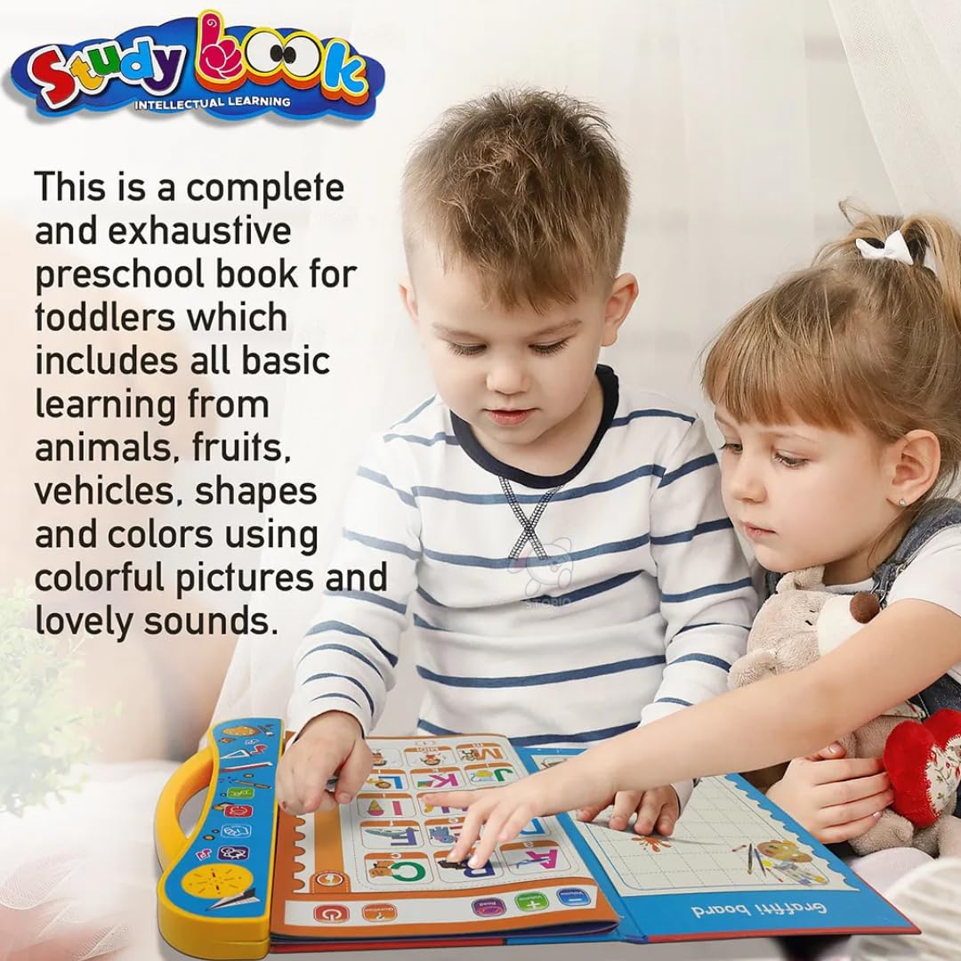 Intelligent Phonetic Sound|English Reading + Free Digital LCD Writing Pad For Kids Study *(Pack of 2)