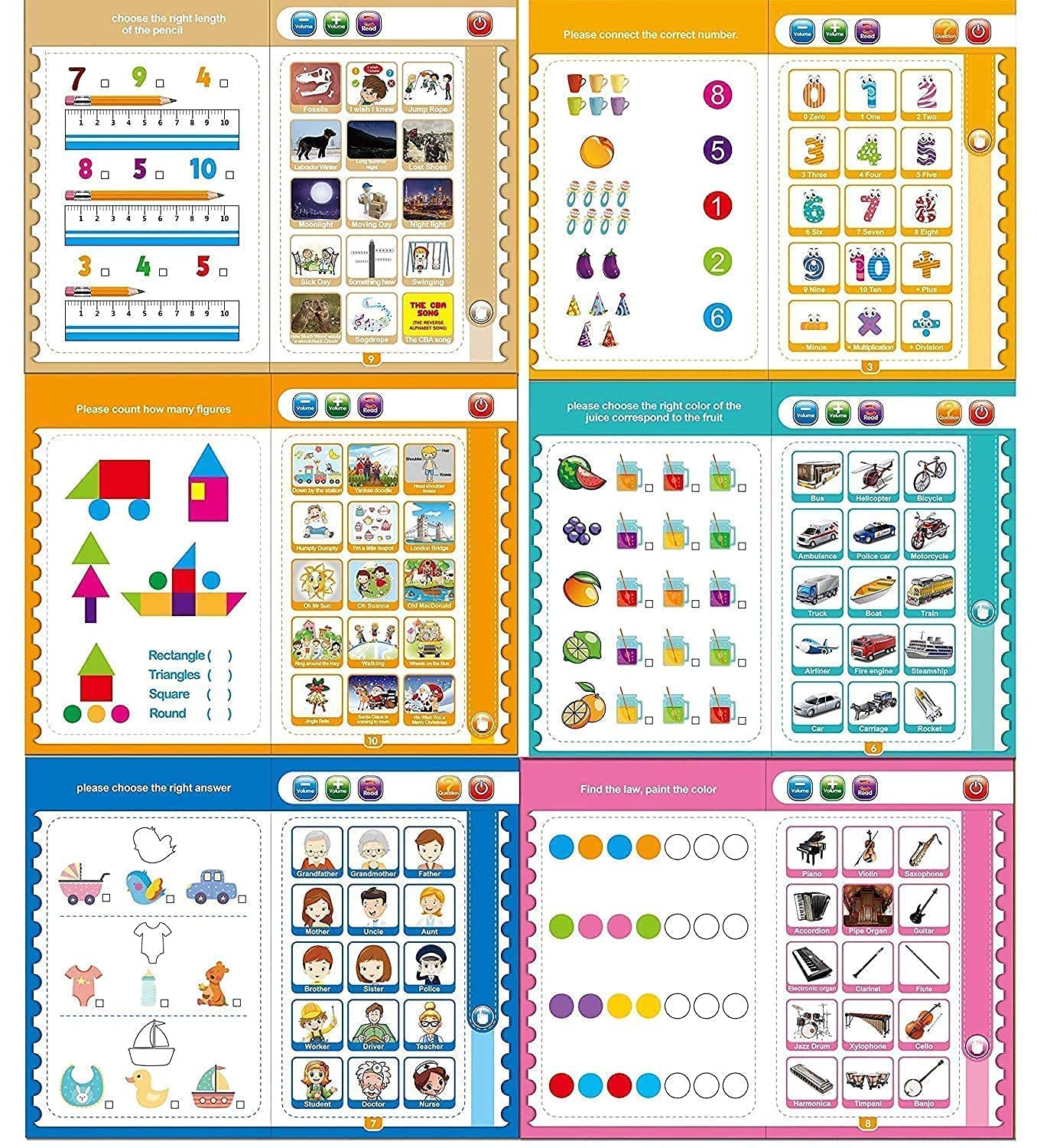 Intelligent Phonetic Sound|English Reading + Free Digital LCD Writing Pad For Kids Study *(Pack of 2)